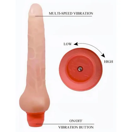 Debra Flexi Vibe Flesh - Vibrator Realist Flexibil 17 cm