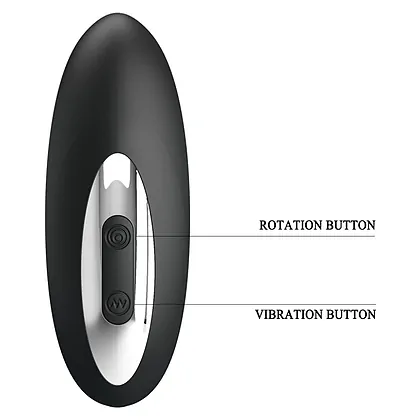 Debra Mr. Play Masajer Prostată – 12 Vibrații, 3 Rotații