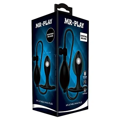 Debra Plug Anal Gonflabil Reglabil — Ajustare sigură Negru