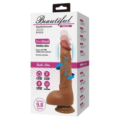 Debra Wilks 25cm Rotativ cu Vibrații și Ventuză