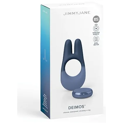 Deimos Albastru JimmyJane - Inel 2 Motoare, 7 Moduri