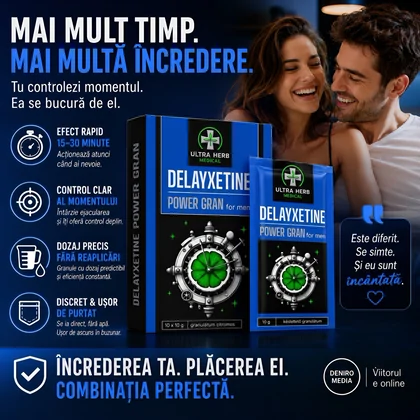 Delayxetine Power Gran - 7 Plicuri, Potență Și Erecție