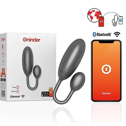 Denver Vibrating Egg + App Negru _