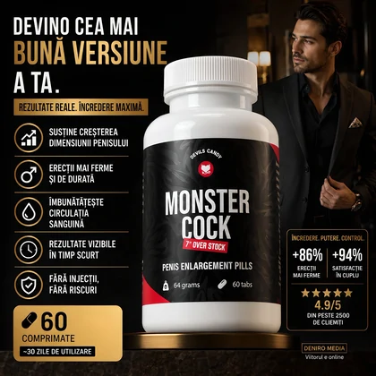 Devils Candy Monster Penis — 60 Capsule, Supliment Bărbați