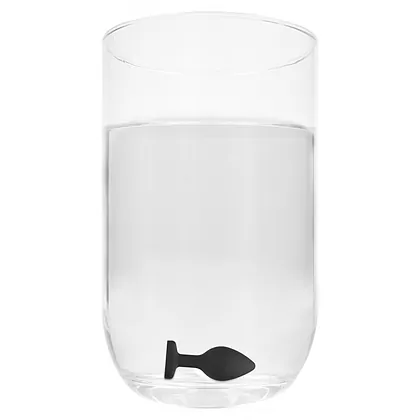 Diamond Heart Anal Plug Negru Regular