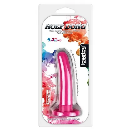 Dildo 12cm Lovetoy Silicone Holy Dong Roz