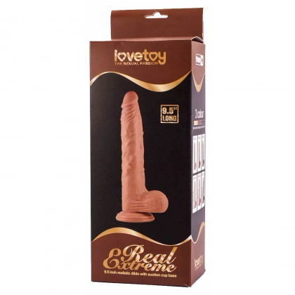 Dildo Real Extreme cu Ventuză pentru Folosire Hands-Free