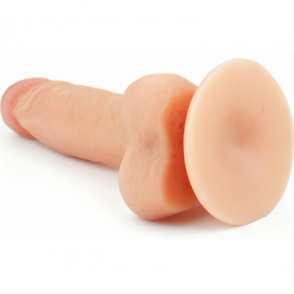 Dildo The Ultra Soft Dude cu Ventuză Flexibil