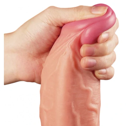 Dildo 25cm Dual Layer Platinum