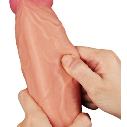 Dildo 25cm Dual Layer Platinum