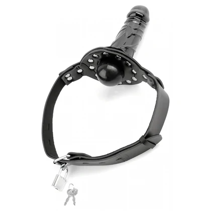 Dildo Căluș Deluxe Ball Negru