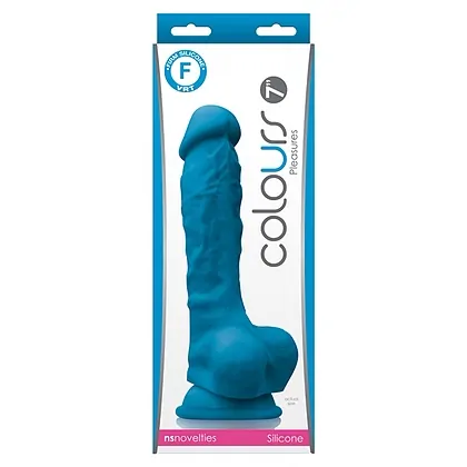 Dildo Colours NS Novelties Albastru 22cm