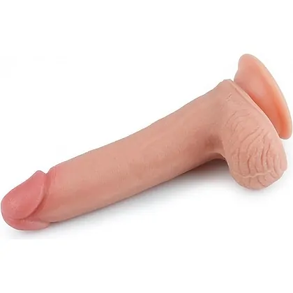 Dildo cu Ventuză Dual Layered