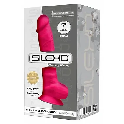 Dildo cu Ventuză și Testicule Roz