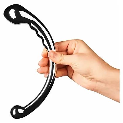 Dildo din Oțel Inoxidabil Le Wand Hoop Argintiu