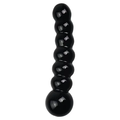Dildo din Sticlă Glass Romance Negru