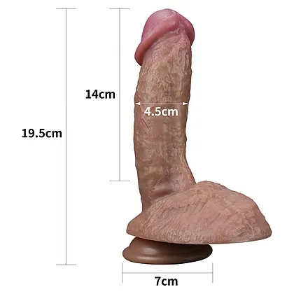 Dildo Dual-Layered Silicone Penis