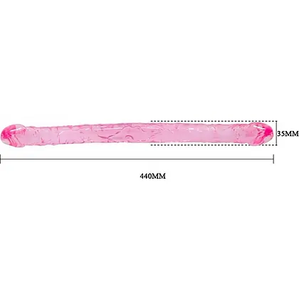 Dildo Dublu Băile Roz