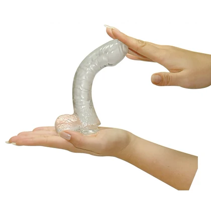 Dildo Lazy 17cm Transparent