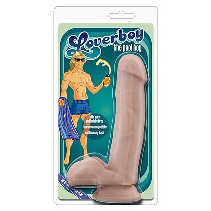 Dildo Jelly Loverboy The Pool Boy cu Ventuză Fixă