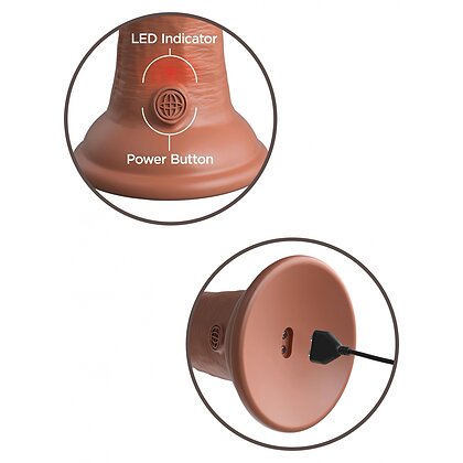 Vibrator Realistic DD Tan