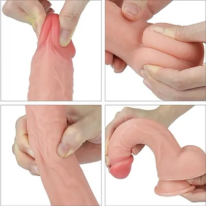 Dildo Realistic 20.5cm Dual-Layered