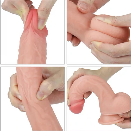 Dildo Realistic 20cm Dual-Layered