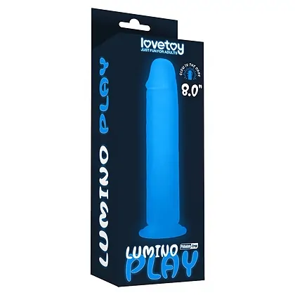 Dildo Realistic 8 Lumino Play Alb