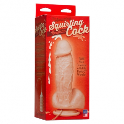 Dildo Realistic Cu Ventuză Și Ejaculare Squirting