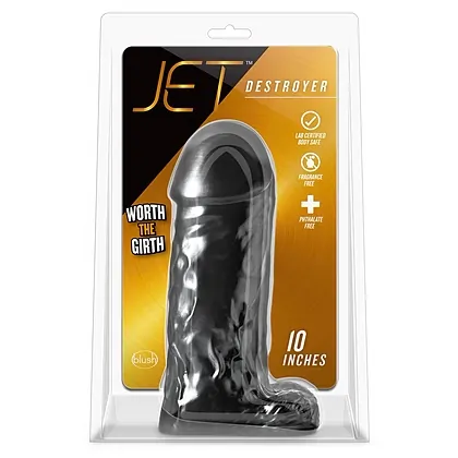 Dildo Realistic Jet Destroyer Carbon Negru