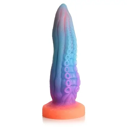 Dildo Tentă Glow In The Dark Multicolor