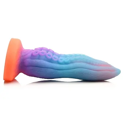 Dildo Tentă Glow In The Dark Multicolor