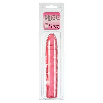 Dildo Translucence Jr Dong 19cm Rosu