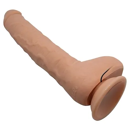 Dildo Vibrant Realist cu Ventuza Material TPR