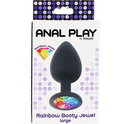 Dop Anal Bijuterie Curcubeu Mare Negru