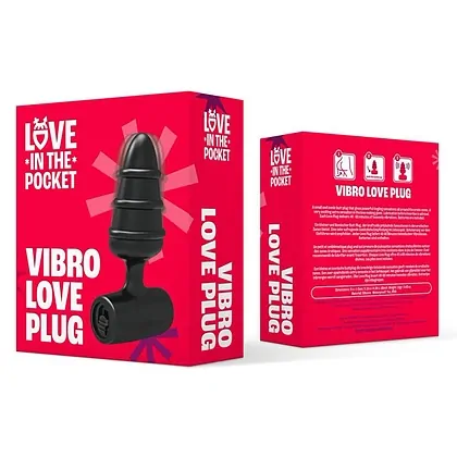 Dop Anal Cu Vibratii Love in the Pocket Negru
