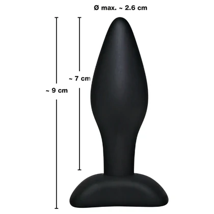 Dop Anal Din Silicon Negru
