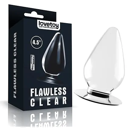 Dop Anal Flawless Clear 11.5 cm – Transparent, Moale