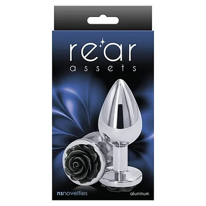 Dop Anal Rear Assets Rose - Metalic Medium Argintiu