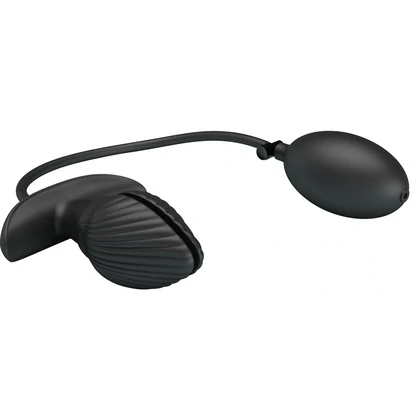 Dop Anal Vibrant 10 Moduri Reîncărcabil Umflare Reglabilă Negru