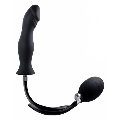 Dop Gonflabil cu Pompă Integrată 18cm — Reglaj Precis Negru