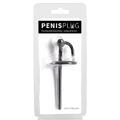 Dop Pentru Penis Cu Inel Pentru Cap Negru