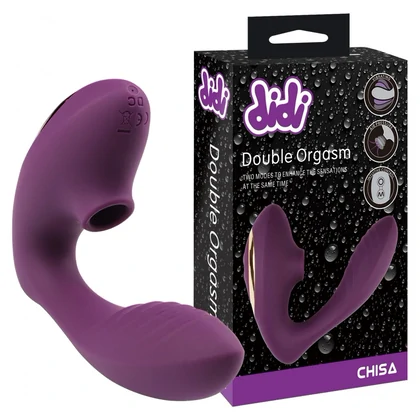 Double Orgasm Stimulator Dublu Reîncărcabil Pentru Clitoris Mov