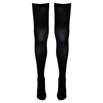 Dresuri Cottelli Collection Stay-Ups Opaque Negru S-M