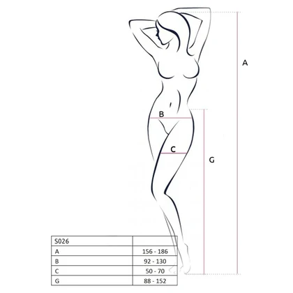 Dresuri Passion S026 Negru S-L