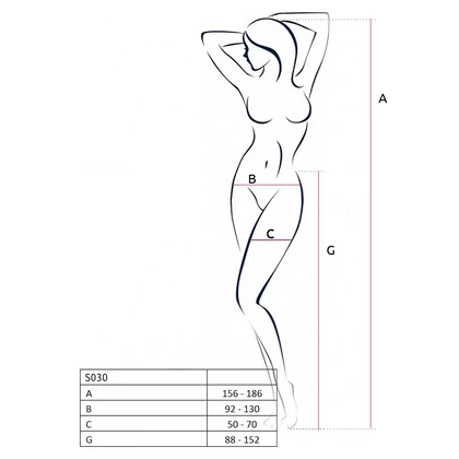 Dresuri Passion S030 Negru S-L