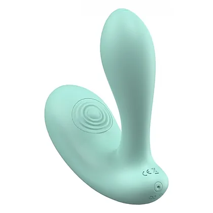 DuoVibe II – Vibrator punct G cu Tapping, 9 Moduri, Reîncărcabil Mint