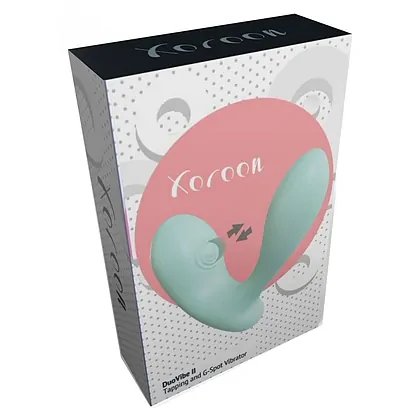 DuoVibe II – Vibrator punct G cu Tapping, 9 Moduri, Reîncărcabil Mint