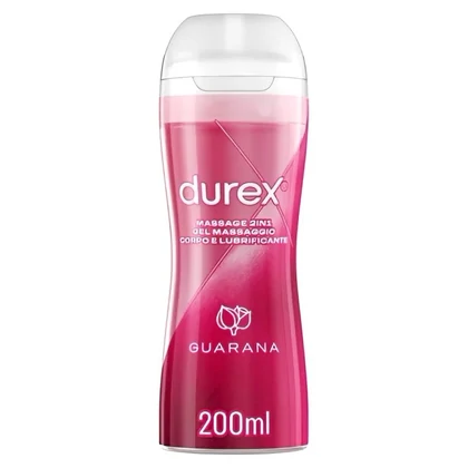 Durex Gel Masaj Stimulant Guarana 2 în 1, 200ml