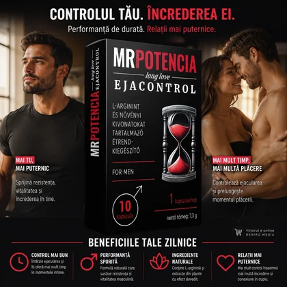EjaControl MrPotencia Long Love Control Ejaculare 10buc